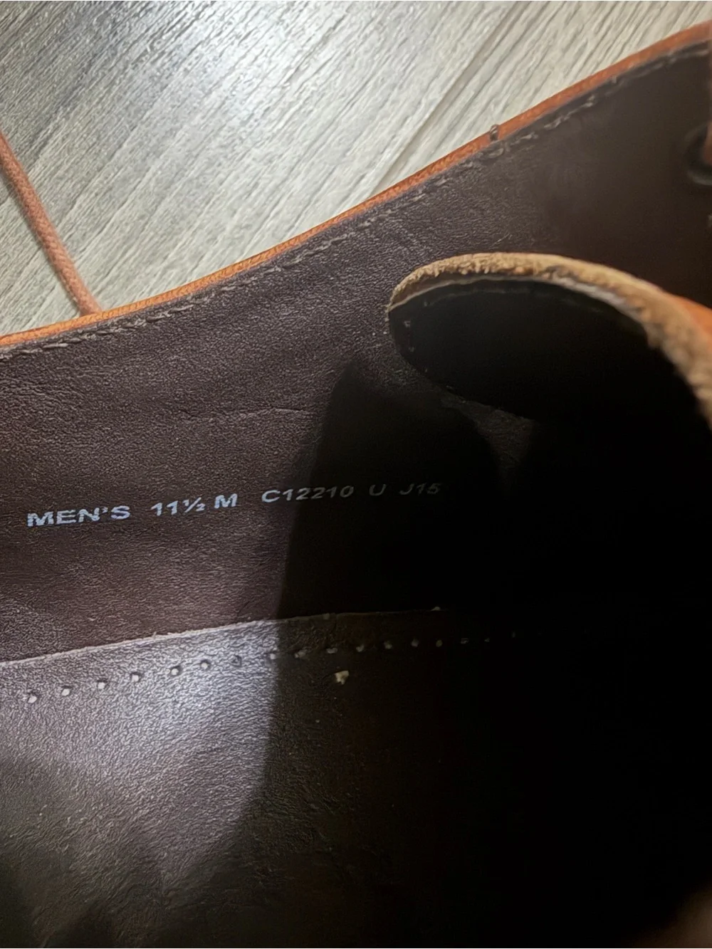 Cole Haan Tan Leather Wingtip Oxfords